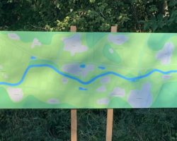 Début de la troisième correction du Rhône dans le Chablais vaudois