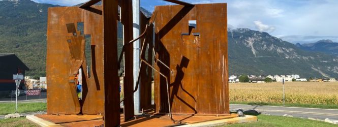 Raffinerie Tamoil: une sculpture pour symboliser la mort puis la renaissance du site