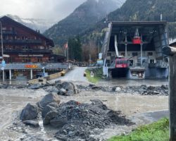 Intempéries: deux laves torrentielles se sont déclenchées cette nuit à Champéry