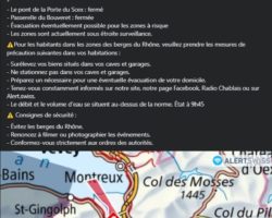 Crue du Rhône: plusieurs routes fermées dans le Chablais, en prévention