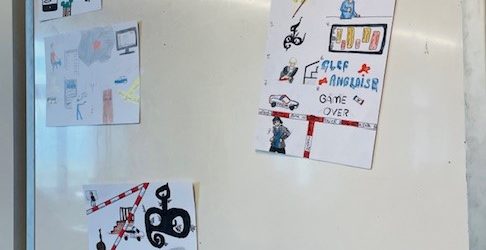 Nicolas Feuz en visite dans les classes de Collonges