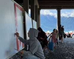 Exposition PictoBello : Vevey se pare de tableaux monumentaux et éphémères