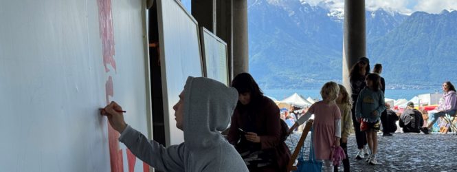 Exposition PictoBello : Vevey se pare de tableaux monumentaux et éphémères