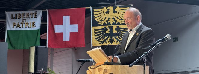 Aigle fête Stéphane Montangero, nouveau président du Grand Conseil vaudois