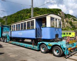 Aigle – Seppey – Diablerets (ASD) : La voiture historique C31 retrouve le Chablais pour une restauration d’envergure