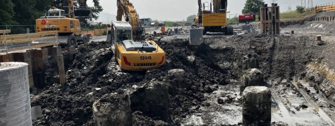 A9 : Un pont pour la faune sortira de terre en 2026 entre Aigle et Villeneuve